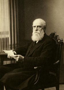 Nicholas Tchaykovsky, full-length portrait, seated, facing left, between 1900 and 1920. Creator: Unknown