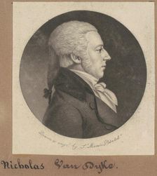 Nicholas Van Dyke, 1802. Creator: Charles Balthazar Julien Févret de Saint-Mémin