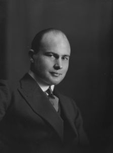 Nichols, J. Brooks, Mr., portrait photograph, 1916 or 1917. Creator: Arnold Genthe