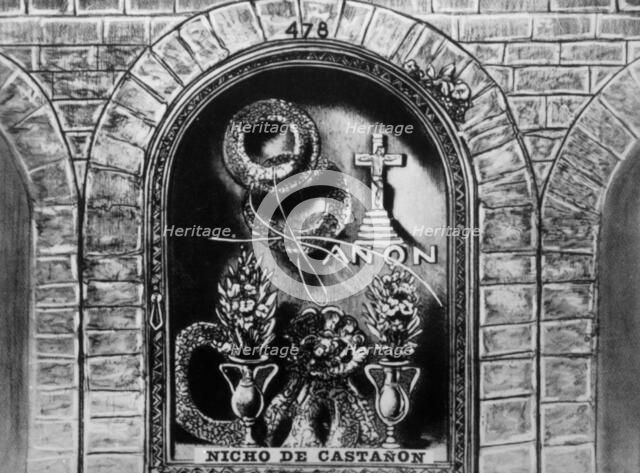 Niche of Castanon, (1871), 1920s. Artist: Unknown