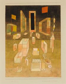 Nichtcomponiertes im Raum (Uncomposed in Space), 1929. Creator: Klee, Paul (1879-1940)