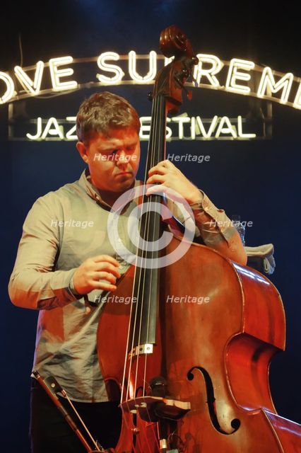 Nick Blacka, Love Supreme Jazz Festival, Glynde Place, East Sussex, 2015. Artist: Brian O'Connor.