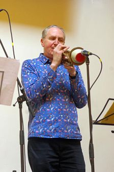 Nick Smart, Indo Jazz Fusion Revisited, Loughton Methodist Church, Loughton, Essex, 2024. Creator: Brian O'Connor