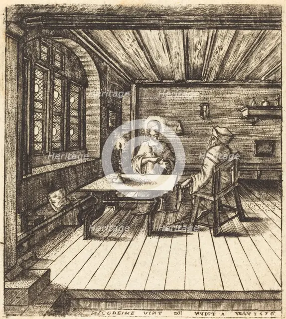 Nicodemus Comes to Christ by Night, 1576. Creator: Leonard Gaultier.