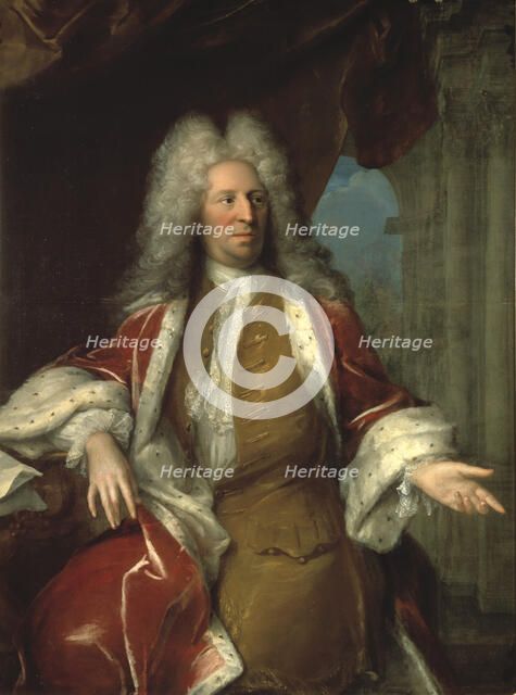 Nicodemus Tessin the Younger, 1654-1728, 1723. Creator: Georg Desmarees.