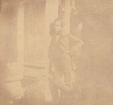 Nicolaas Henneman in the Cloisters at Lacock Abbey, February 23, 1841. Creator: William Henry Fox Talbot