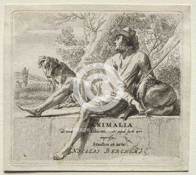Nicolaes Berchem the Elder Shepherding (series). Creator: Nicolaes Berchem (Dutch, 1620-1683).