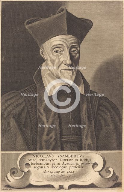 Nicolas Ysambert, in or after 1642. Creator: Michel Lasne.