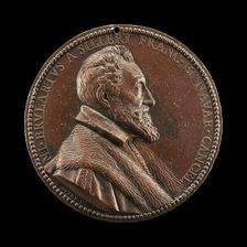 Nicolas Brulart de Sillery, 1544-1624, Chancellor of France 1607 [obverse], 1613. Creator: Abraham Dupre