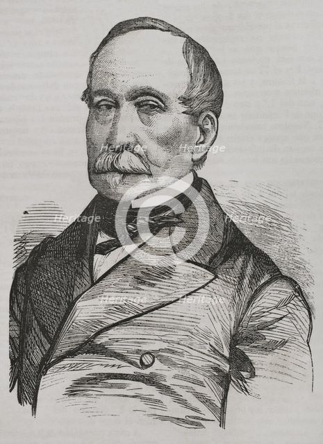 Nicolas Changarnier (1793-1877), French general and politician, 1870.  Creator: Unknown.
