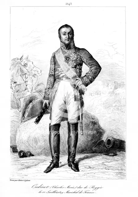 Nicolas Charles Oudinot (1767-1847), Duke of Reggio and Marshal of France, 1839.Artist: Francois Pigeot
