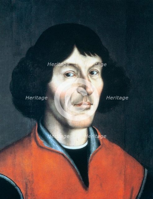 Nicolas Copernicus, Polish astronomer, 16th century. Artist: Anon