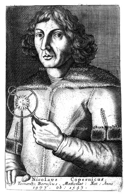Nicolas Copernicus, Polish astronomer and mathematician. Artist: Unknown
