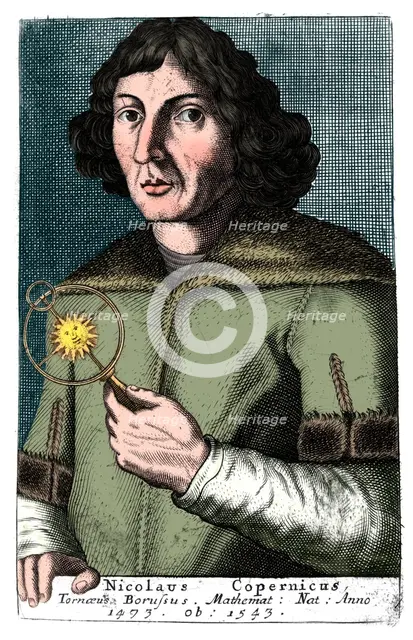 Nicolas Copernicus, Polish astronomer and mathematician. Artist: Unknown.