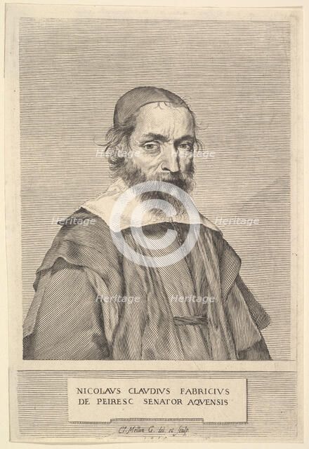 Nicolas-Claude Fabri de Peiresc, 1637. Creator: Claude Mellan.