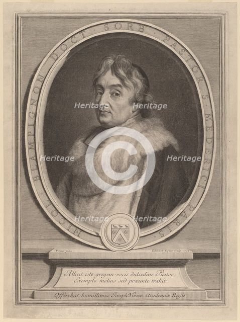 Nicolas de Blampignon, 1702. Creator: Gerard Edelinck.