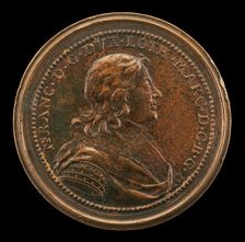 Nicolas François, 1612-1670, Duc de Lorraine 1634-1661 [obverse], 1703/1738. Creator: Ferdinand de Saint-Urbain