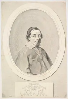 Nicolas Grillié, Bishop of Uzès.n.d. Creator: Claude Mellan