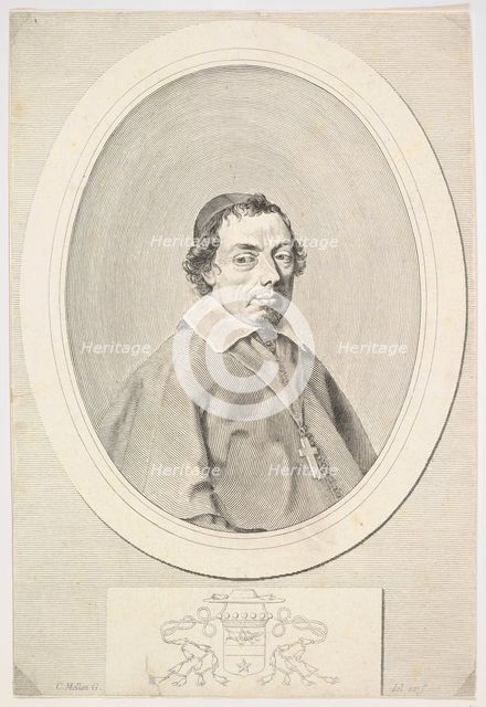 Nicolas Grillié, Bishop of Uzès.n.d. Creator: Claude Mellan.
