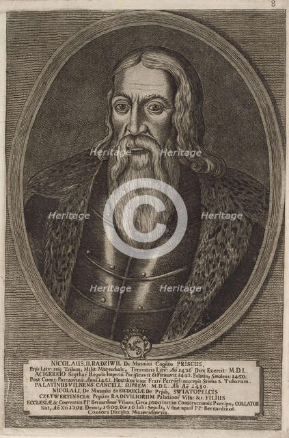 Nicolas II Radziwill the Old (ca 1450-1509). From: Icones Familiae Ducalis Radivilianae, 1758.