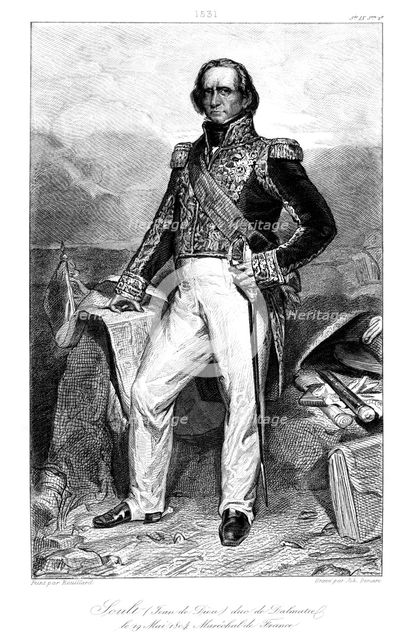 Nicolas Jean de Dieu Soult (1769-1851), duc de Dalmatie, 1839.Artist: De Mare