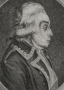 Nicolas Luckner (1722-1794), German officer who became a Marshal of France, 1876. Creator: Pannemaker
