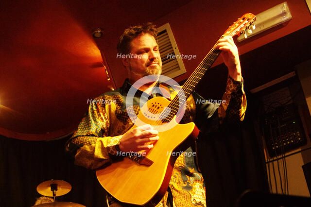 Nicolas Meier, Oxley-Meier Guitar Project, Verdict Jazz Club, Brighton, East Sussex, May 2023. Creator: Brian O'Connor.