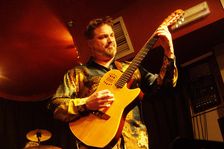 Nicolas Meier, Oxley-Meier Guitar Project, Verdict Jazz Club, Brighton, East Sussex, May 2023. Creator: Brian O'Connor