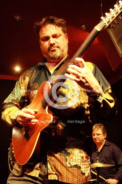 Nicolas Meier, Oxley-Meier Guitar Project, Verdict Jazz Club, Brighton, East Sussex, May 2023. Creator: Brian O'Connor.