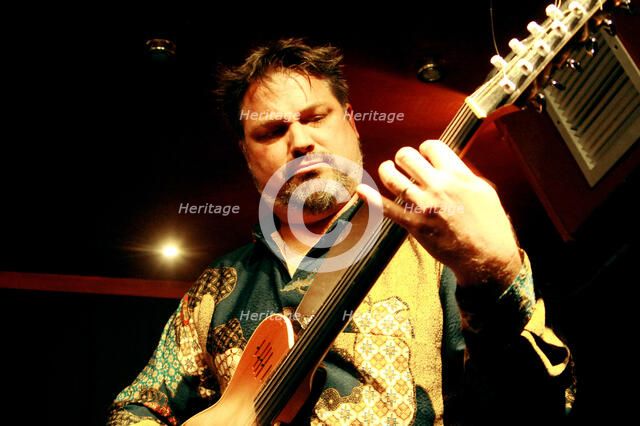 Nicolas Meier, Oxley-Meier Guitar Project, Verdict Jazz Club, Brighton, East Sussex, May 2023. Creator: Brian O'Connor.