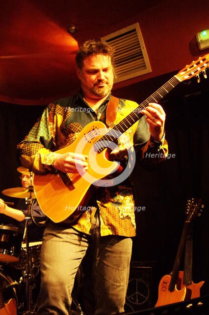 Nicolas Meier, Oxley-Meier Guitar Project, Verdict Jazz Club, Brighton, East Sussex, May 2023. Creator: Brian O'Connor.