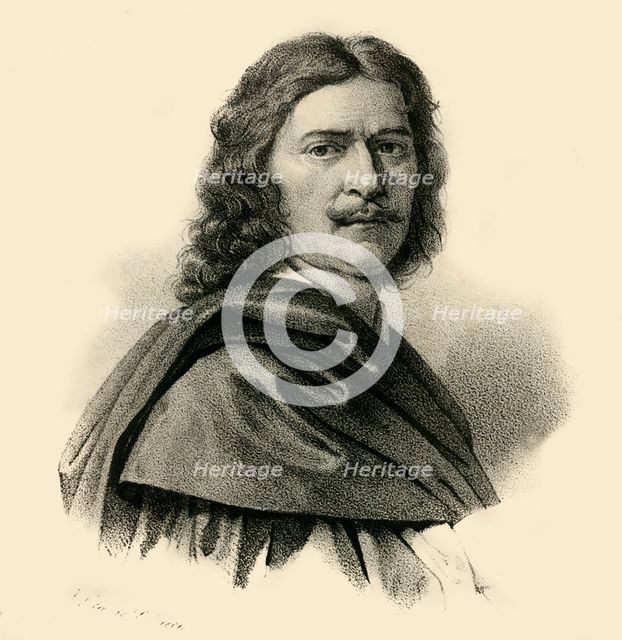 'Nicolas Poussin', (1594-1665), c1830. Creator: Francois-Seraphin Delpech.