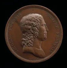 Nicolas Poussin, 1594-1665, Painter [obverse], 1796-1797. Creator: Rambert Dumarest