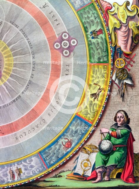Nicolaus Copernicus, Polish astronomer, (1660-1661). Creator: Andreas Cellarius.