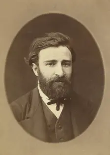 Nicolaus Martianoff, head-and-shoulders portrait, facing front, (1878?). Creator: Unknown