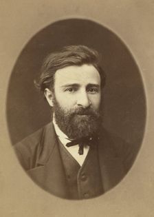 Nicolaus Martianoff, head-and-shoulders portrait, facing front, (1878?). Creator: Unknown