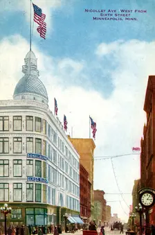 Nicollet Avenue, Minneapolis, Minnesota, USA, 1910