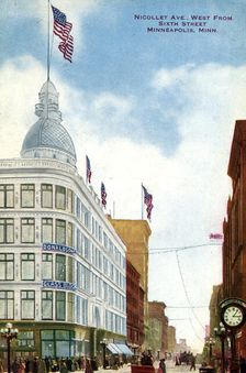 Nicollet Avenue, Minneapolis, Minnesota, USA, 1910
