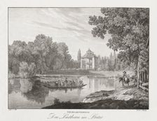 Nieder-oesterreich, Das Lusthaus im Prater. Creator: Jakob Alt (Austrian, 1789-1872)