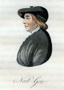 Niel Gow, Scottish fiddle-player, (1800). Creator: William Green