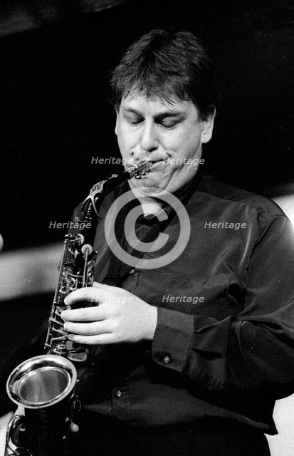Nigel Hitchcock, Watermill Jazz Club, Dorking, Surrey, Sept 2000.  Artist: Brian O'Connor.