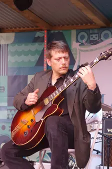 Nigel Price, Love Supreme Jazz Festival, Glynde Place, East Sussex, 2014. Artist: Brian O'Connor