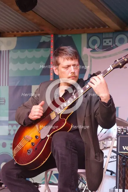 Nigel Price, Love Supreme Jazz Festival, Glynde Place, East Sussex, 2014.   Artist: Brian O'Connor.