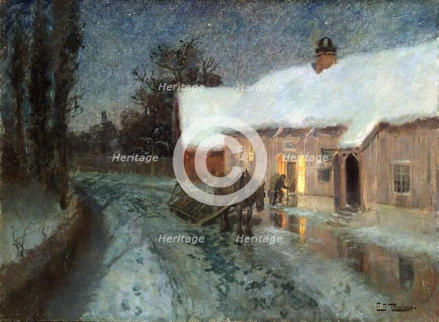 Night', 1880s. Creator: Thaulov, Fritz (1847-1906).