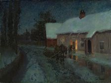 Night, 1885. Creator: Frits Thaulow