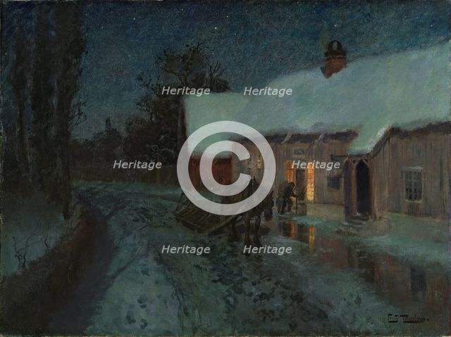 Night, 1885. Creator: Frits Thaulow.