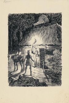 Night, 1928. Creator: Andrej Kovacik