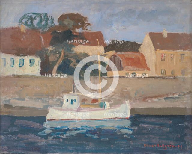 Night, Christianso, 1939. Creator: Oscar Hullgren.