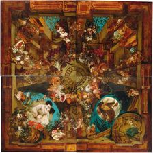 Night and morning, ceiling painting in four parts. Creator: Makart, Hans (1840-1884)