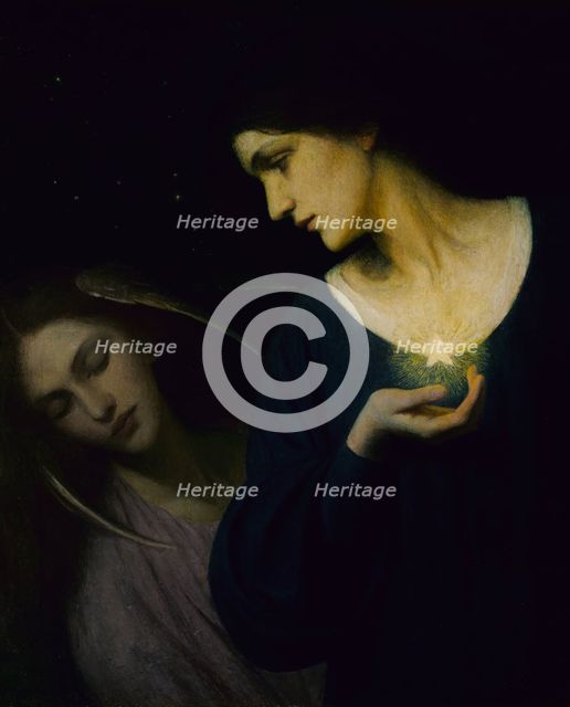 Night and Her Daughter Sleep, 1902. Creator: Mary L. Macomber.